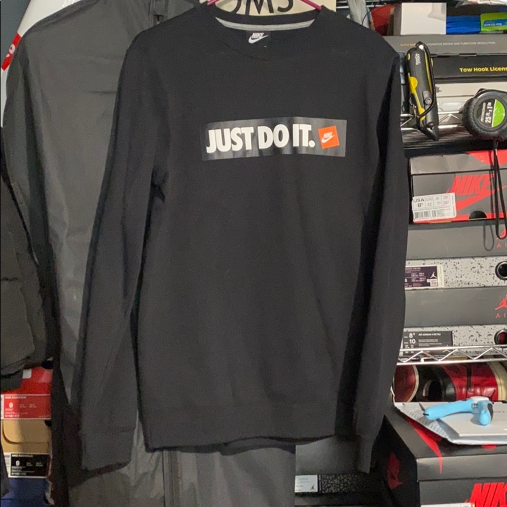 Nike “Just Do it” box logo sweater